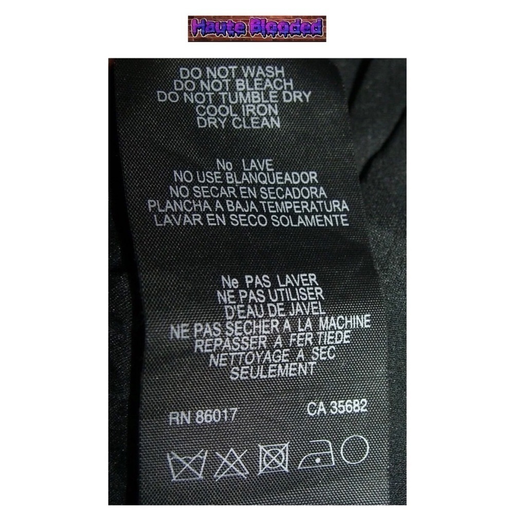 y2k bebe Black Crepe Silk Tank Top Sexy Cami Silver Ring Crinkle 00's 90's Club - Picture 8 of 10